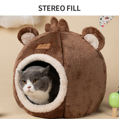 Pat and Pet Emporium | Pet Beds | Cat Bed | Bear Head House