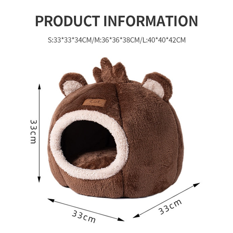 Pat and Pet Emporium | Pet Beds | Cat Bed | Bear Head House