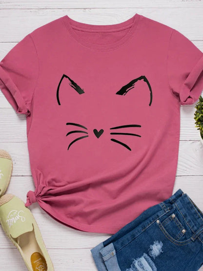 Pat and Pet Emporium | Pet Lovers | Shirts | Women's Cat Whiskers Tee