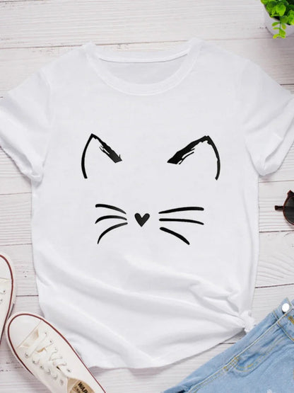 Pat and Pet Emporium | Pet Lovers | Shirts | Women's Cat Whiskers Tee