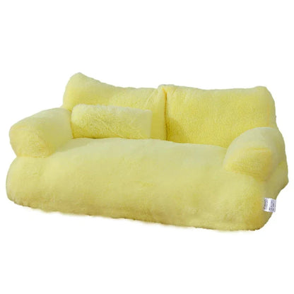 Pat and Pet Emporium | Pet Beds | Plush Medium Pet Sofa Bed