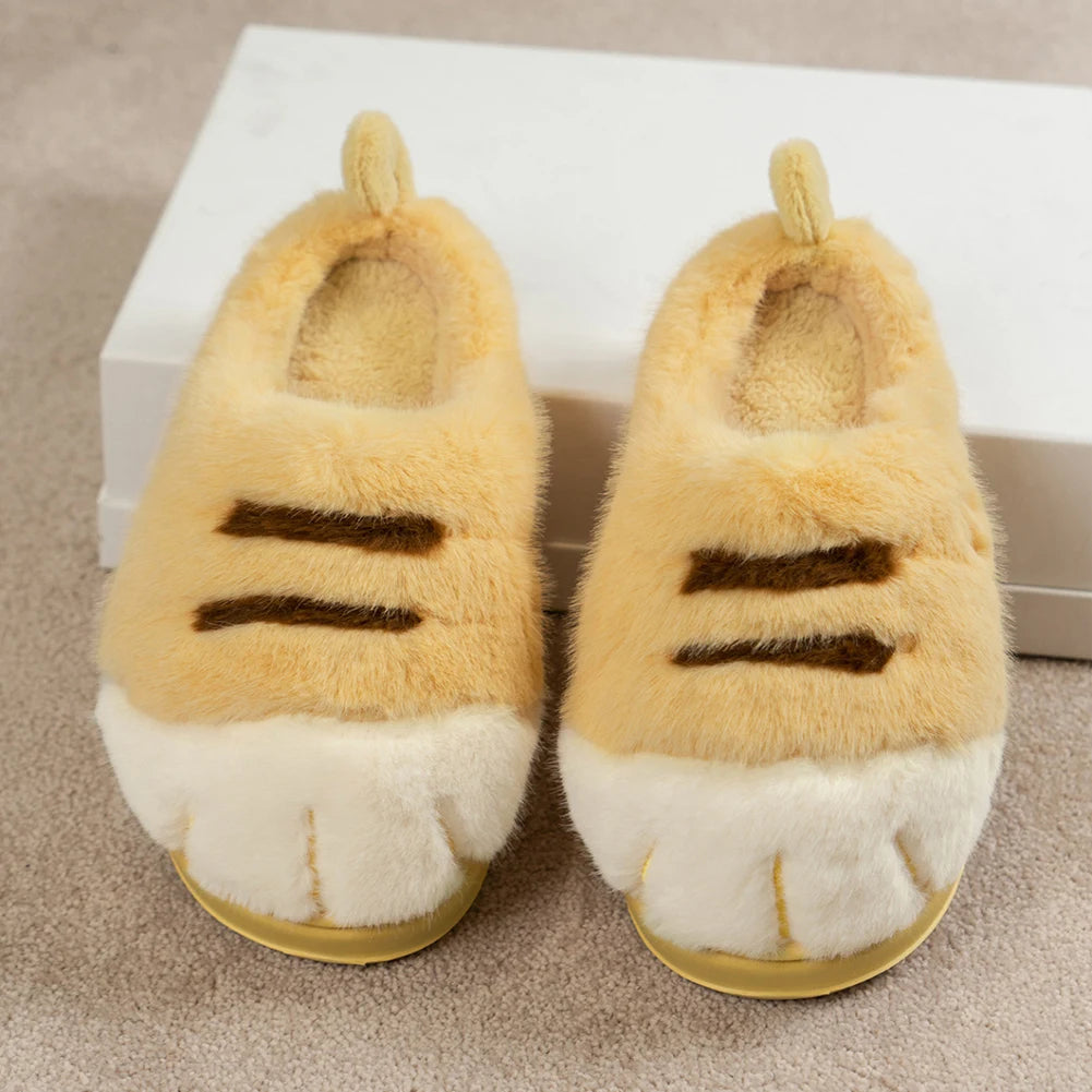 Pat and Pet Emporium | Shoes | Women's Warm Cat Paw Slippers