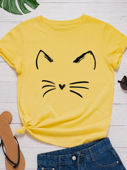 Pat and Pet Emporium | Pet Lovers | Shirts | Women's Cat Whiskers Tee