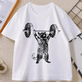 Pat and Pet Emporium | Pet Lovers | Shirts | Unisex Weight Lifting Cat Tee
